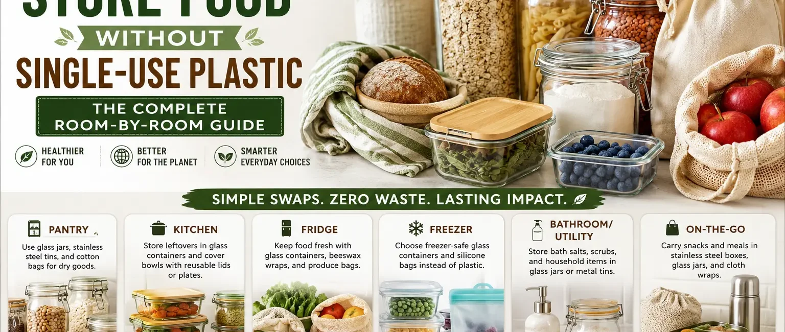 plastic-free food storage